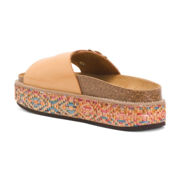 Free People Shoes Free People Caravelle Cork Footbed Leather